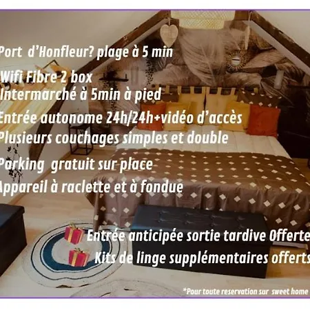 Cocon Le Panoramique 10min Port Parking Gratuit 公寓 *