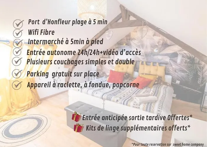 Apartament Le Cocon Honfleur Plage 10Min Honfleur